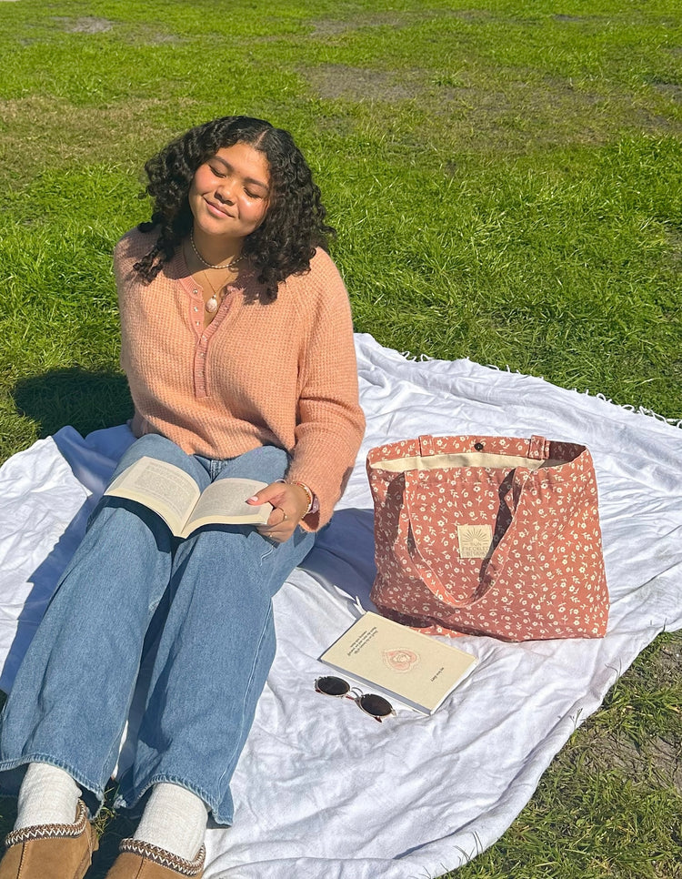 Sienna Flora Tote Bag