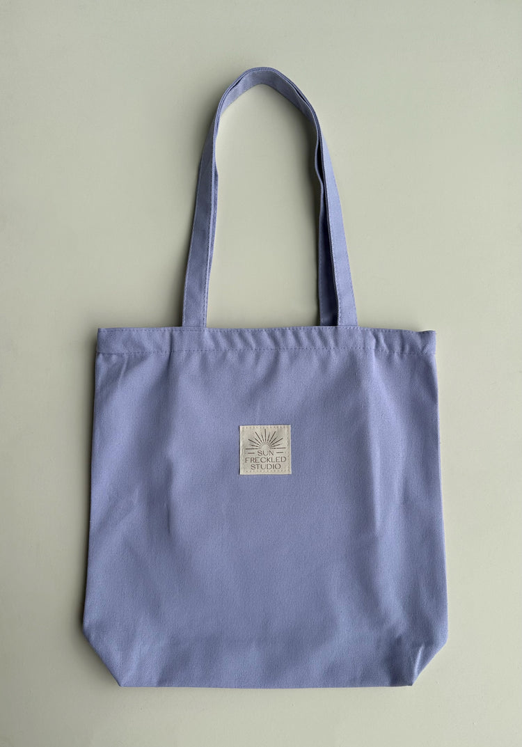 Lilac Minimalist Tote Bag