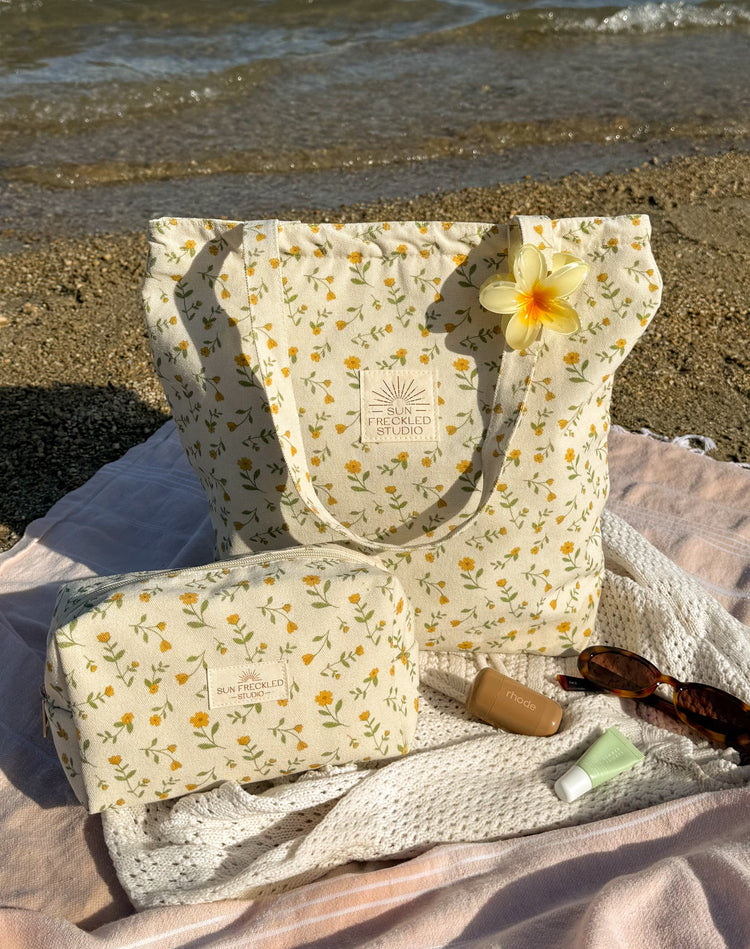 Tote & Pouch Matching Set