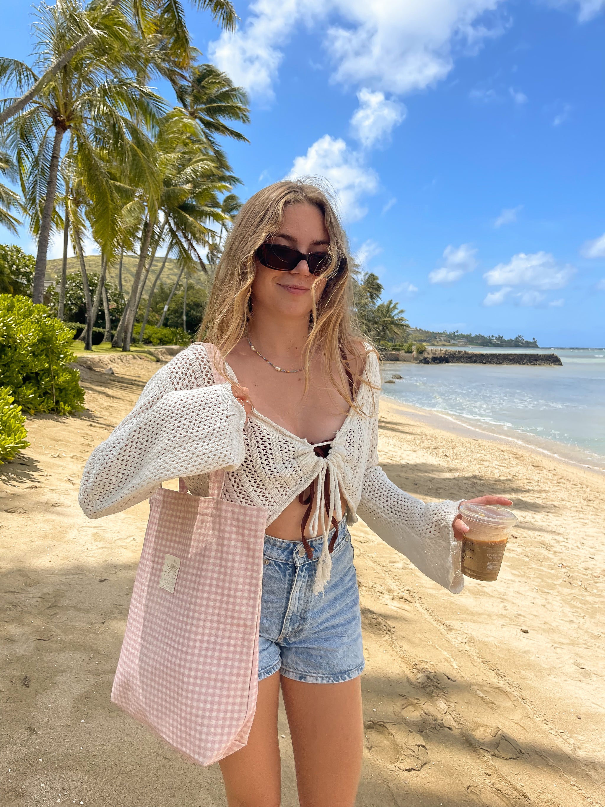 Lanai Top - Strawberry Gingham main image 1